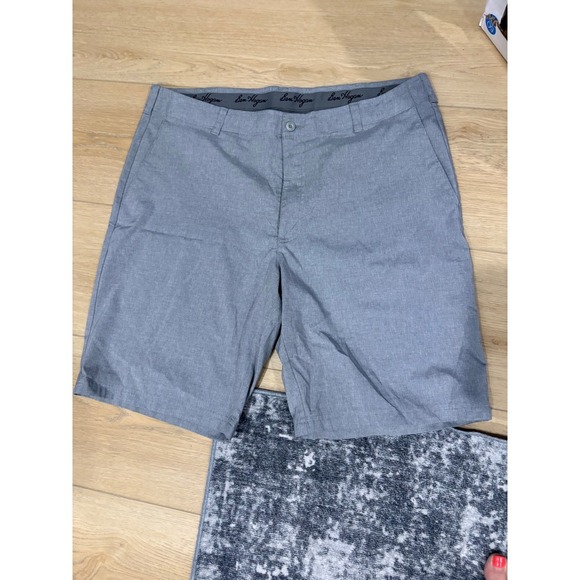 Ben Hogan Men's Heather Gray Performance Golf Shorts, Size 38, Casual Active - Picture 2 of 5